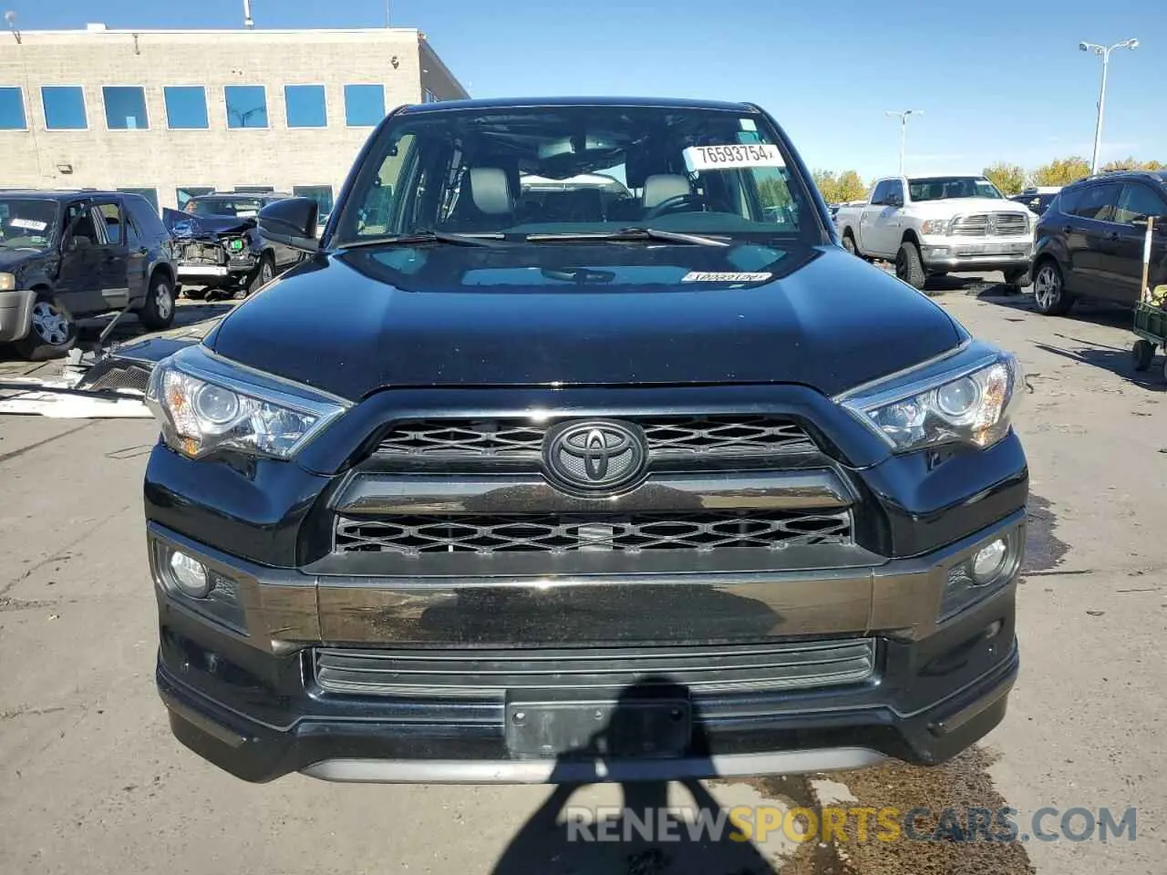 5 Photograph of a damaged car JTEBU5JR6K5617718 TOYOTA 4RUNNER 2019