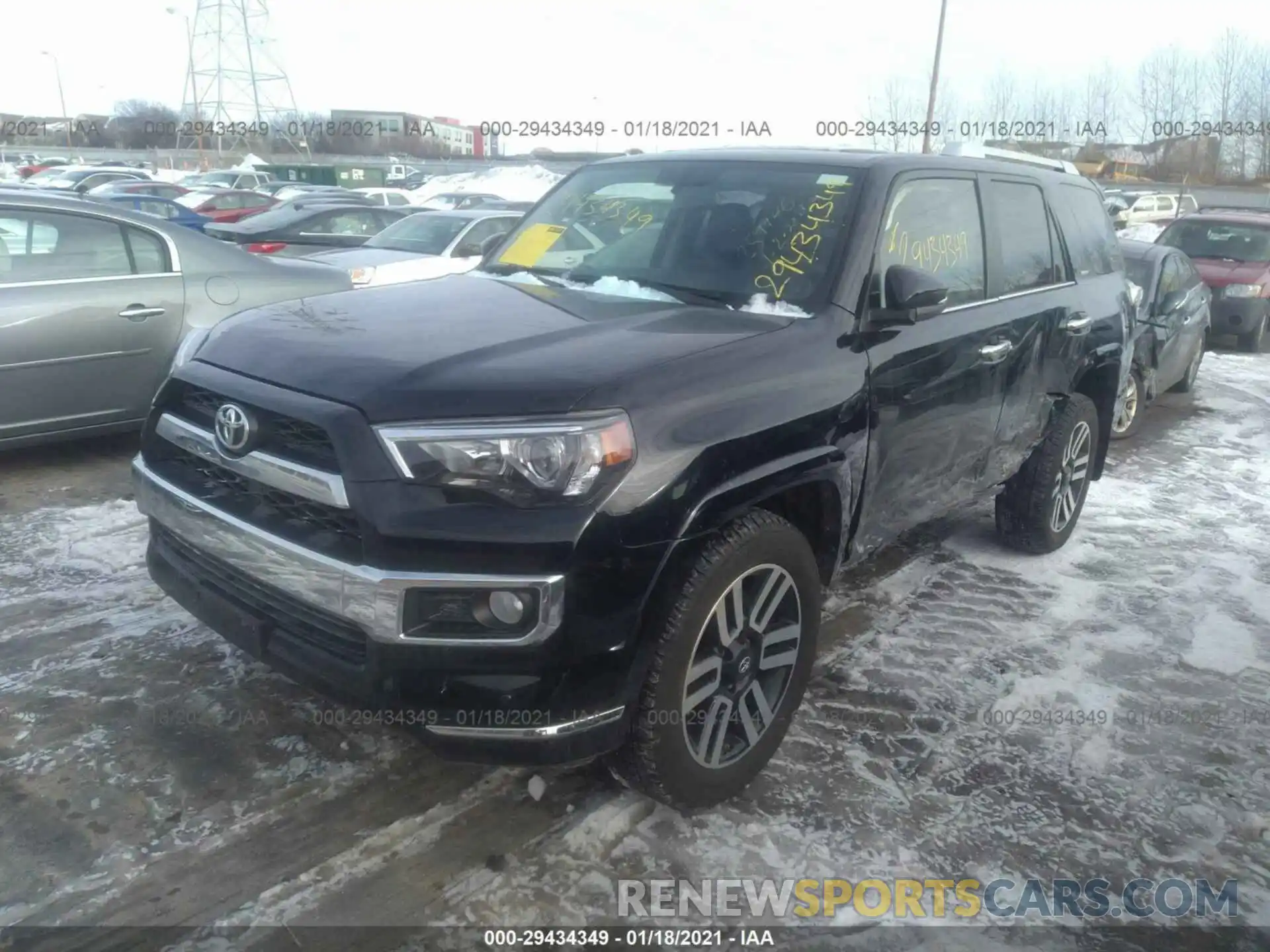 2 Photograph of a damaged car JTEBU5JR6K5627679 TOYOTA 4RUNNER 2019