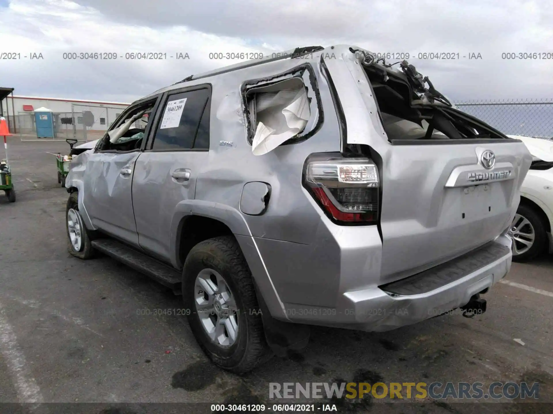 3 Photograph of a damaged car JTEBU5JR6K5631019 TOYOTA 4RUNNER 2019