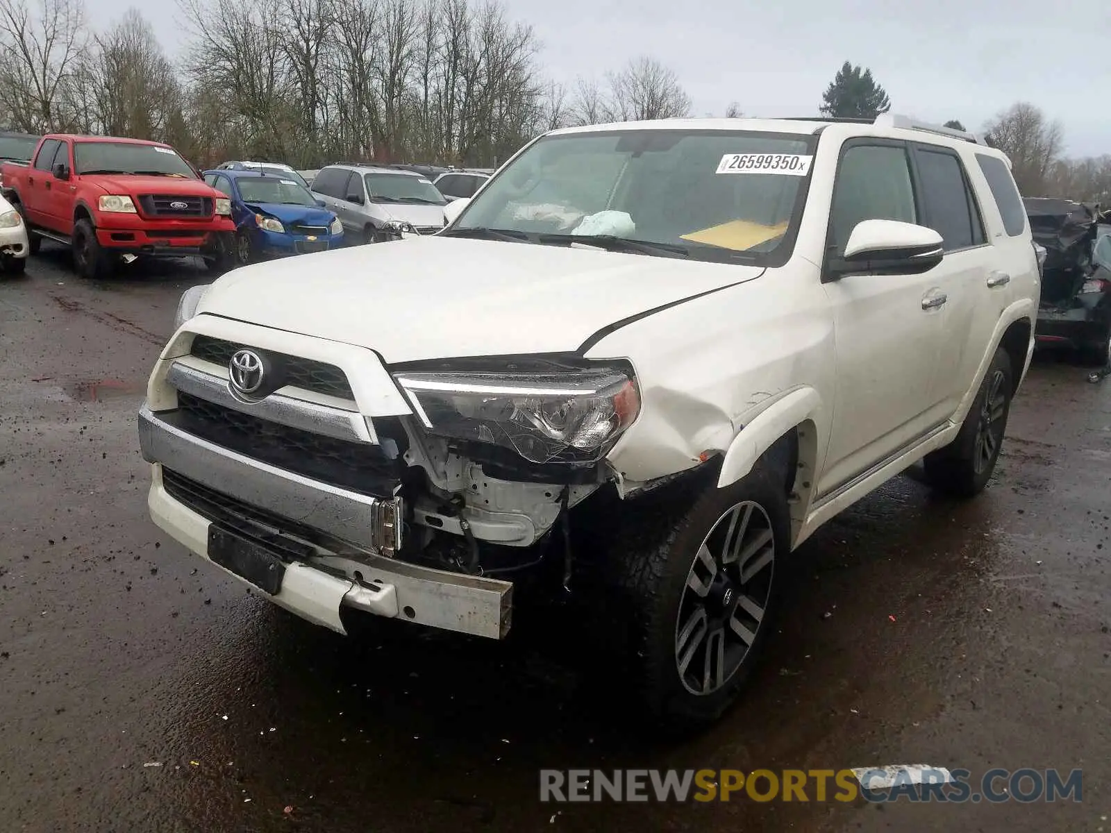2 Photograph of a damaged car JTEBU5JR6K5633336 TOYOTA 4RUNNER 2019