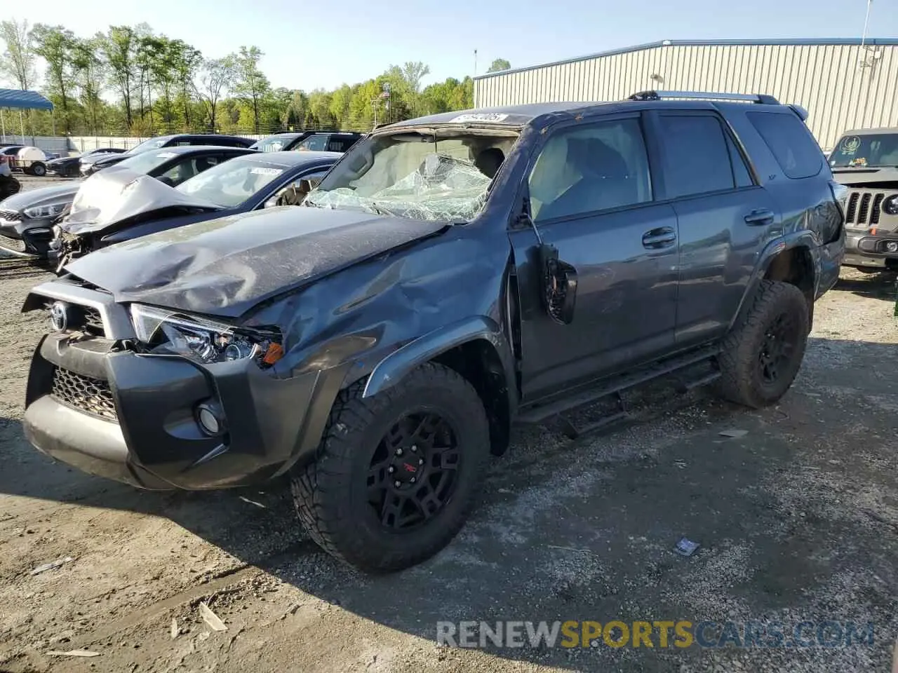1 Photograph of a damaged car JTEBU5JR6K5634714 TOYOTA 4RUNNER 2019