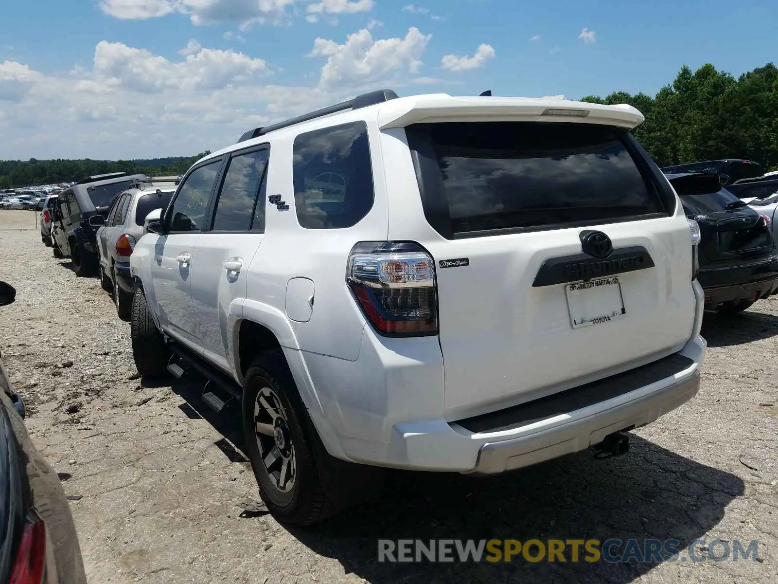 3 Photograph of a damaged car JTEBU5JR6K5635863 TOYOTA 4RUNNER 2019
