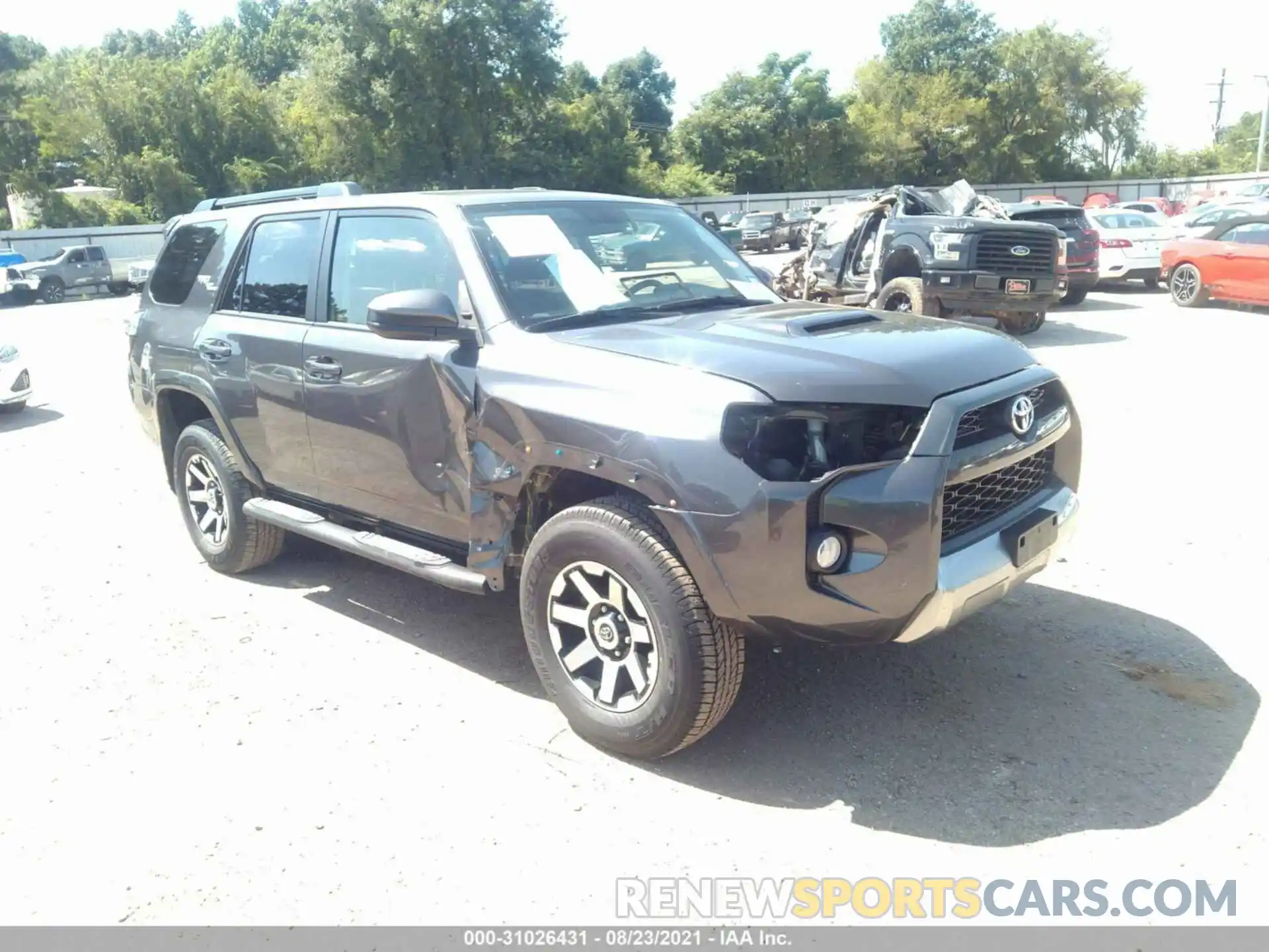 1 Photograph of a damaged car JTEBU5JR6K5642716 TOYOTA 4RUNNER 2019