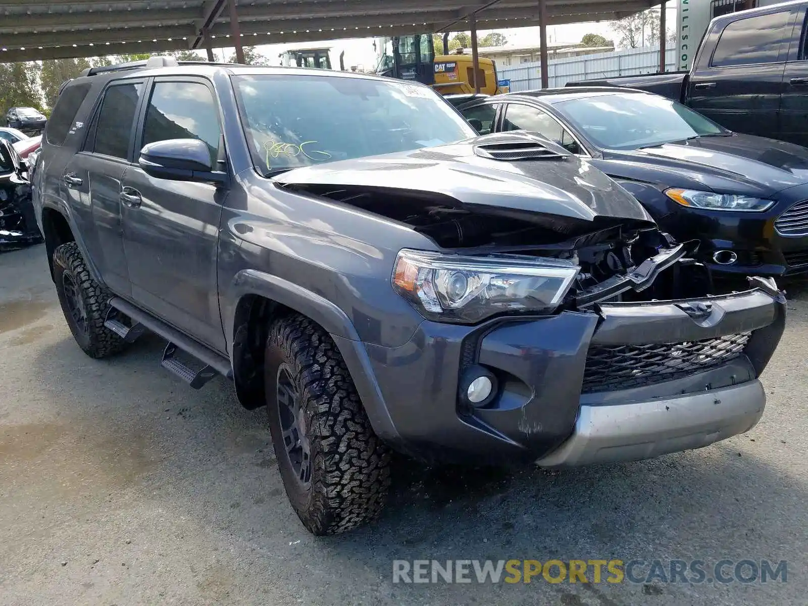 1 Photograph of a damaged car JTEBU5JR6K5653361 TOYOTA 4RUNNER 2019