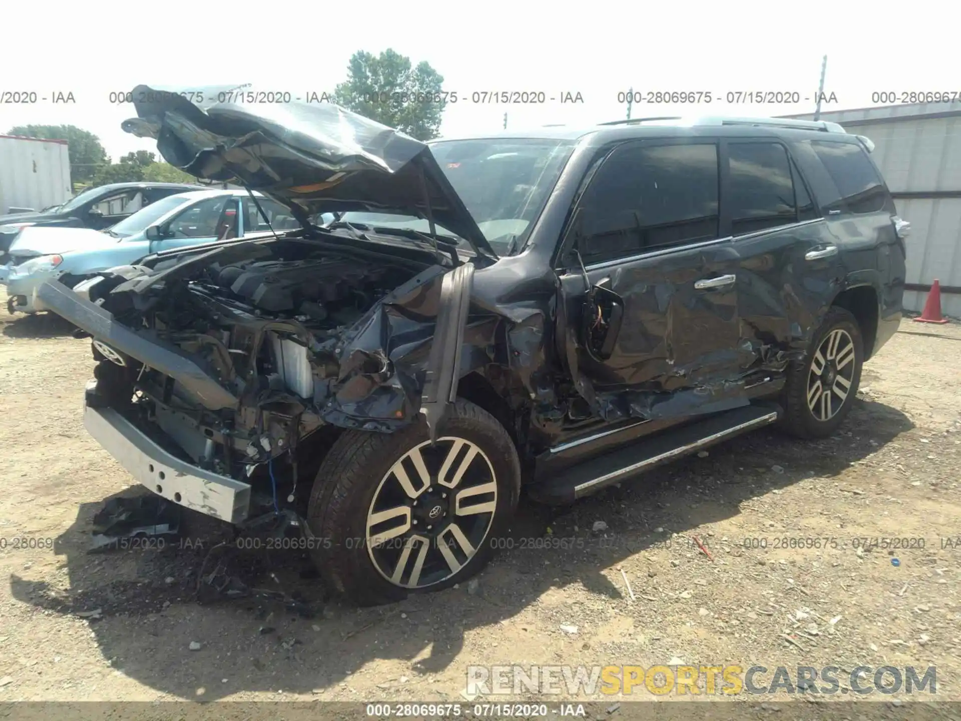 2 Photograph of a damaged car JTEBU5JR6K5680253 TOYOTA 4RUNNER 2019