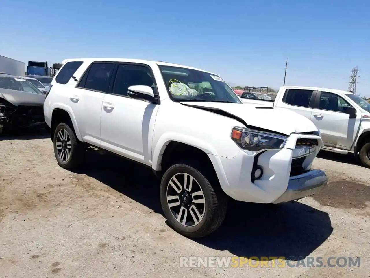 1 Photograph of a damaged car JTEBU5JR6K5684660 TOYOTA 4RUNNER 2019