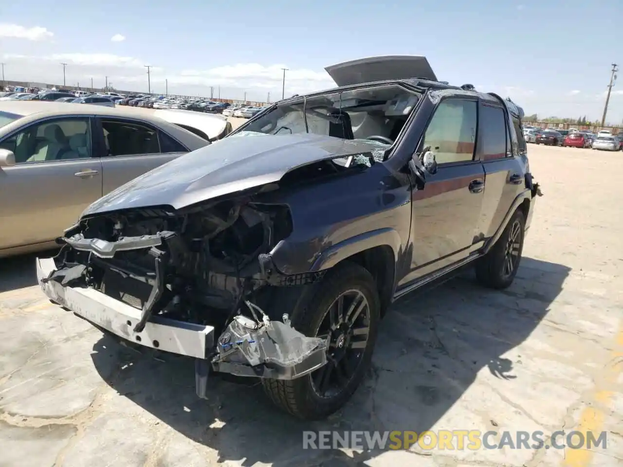 2 Photograph of a damaged car JTEBU5JR6K5695769 TOYOTA 4RUNNER 2019