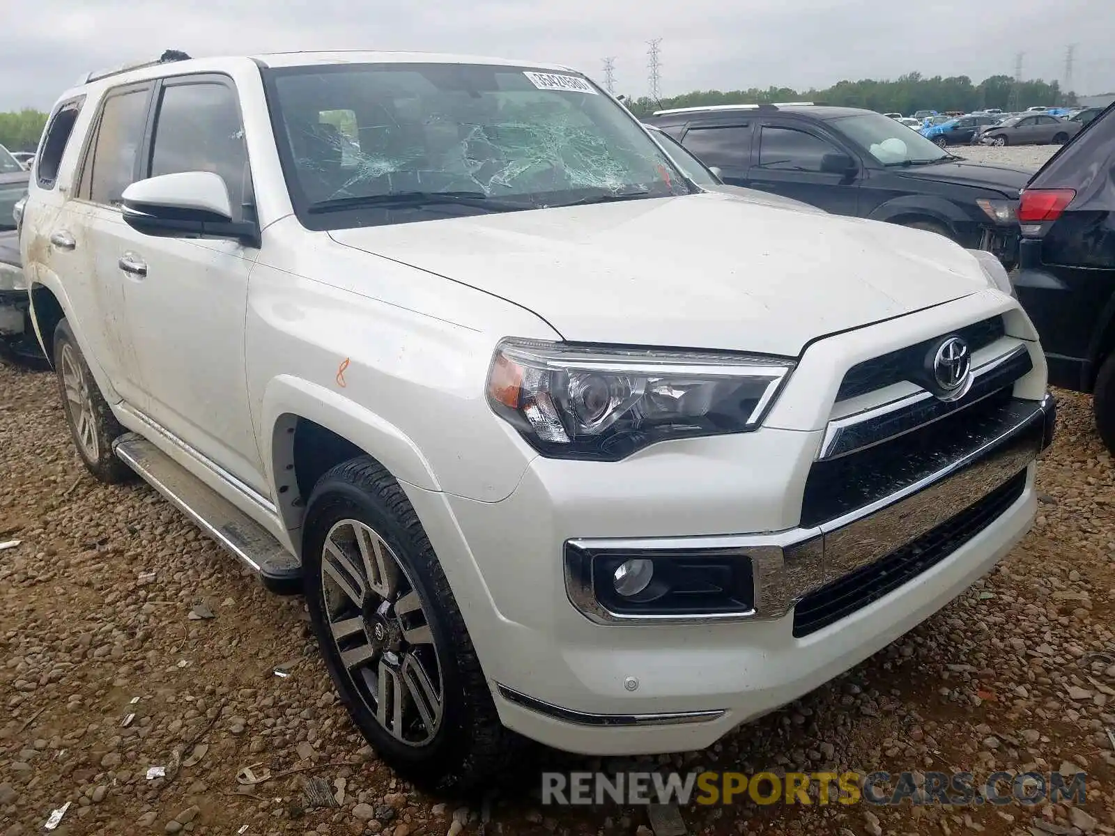 1 Photograph of a damaged car JTEBU5JR6K5696629 TOYOTA 4RUNNER 2019