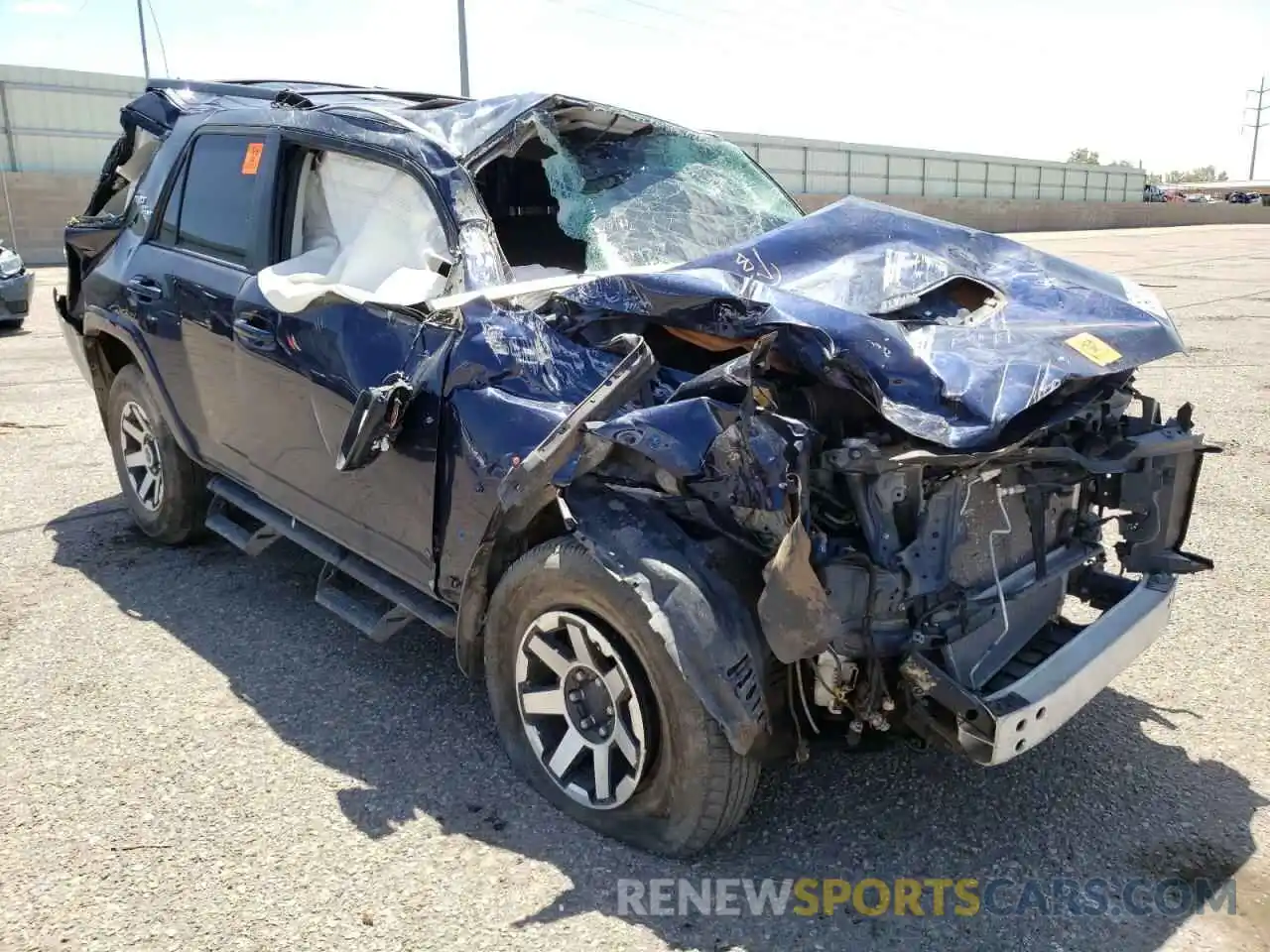 1 Photograph of a damaged car JTEBU5JR6K5701828 TOYOTA 4RUNNER 2019