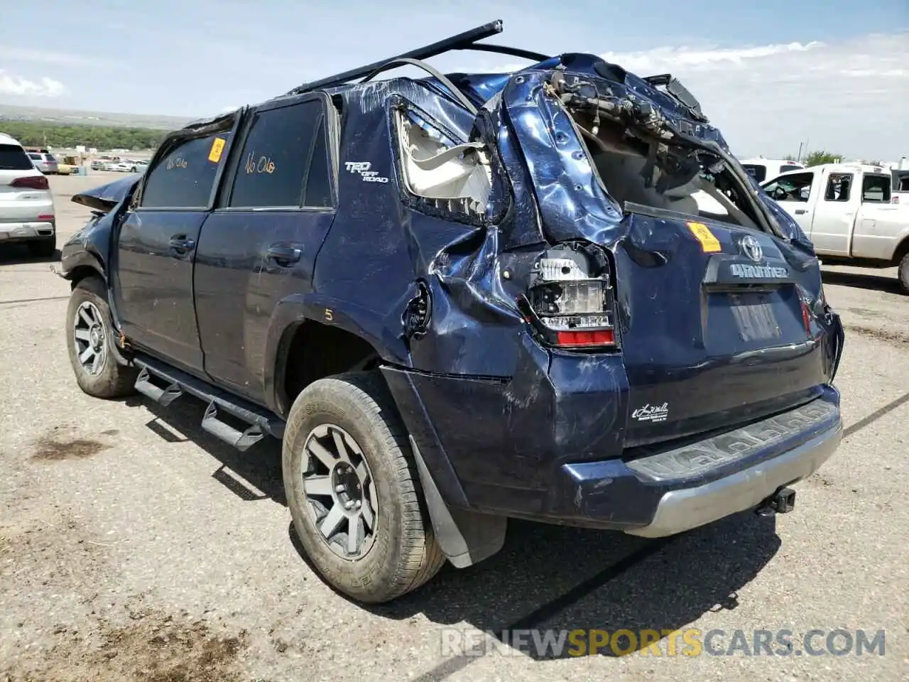 3 Photograph of a damaged car JTEBU5JR6K5701828 TOYOTA 4RUNNER 2019