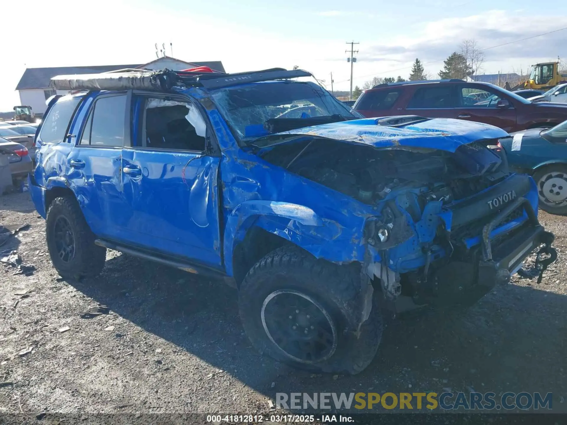 1 Photograph of a damaged car JTEBU5JR6K5702817 TOYOTA 4RUNNER 2019