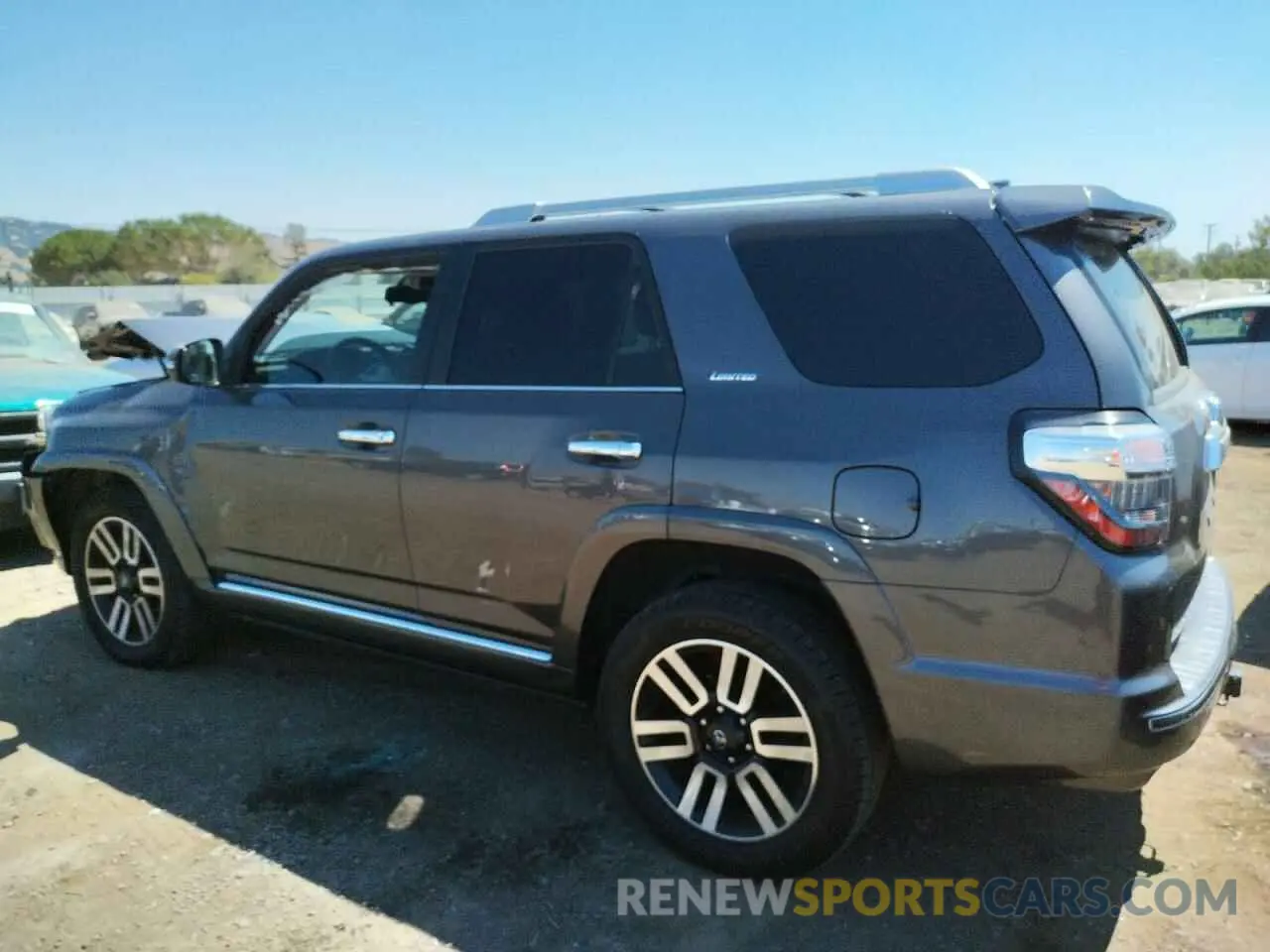 2 Photograph of a damaged car JTEBU5JR6K5712957 TOYOTA 4RUNNER 2019