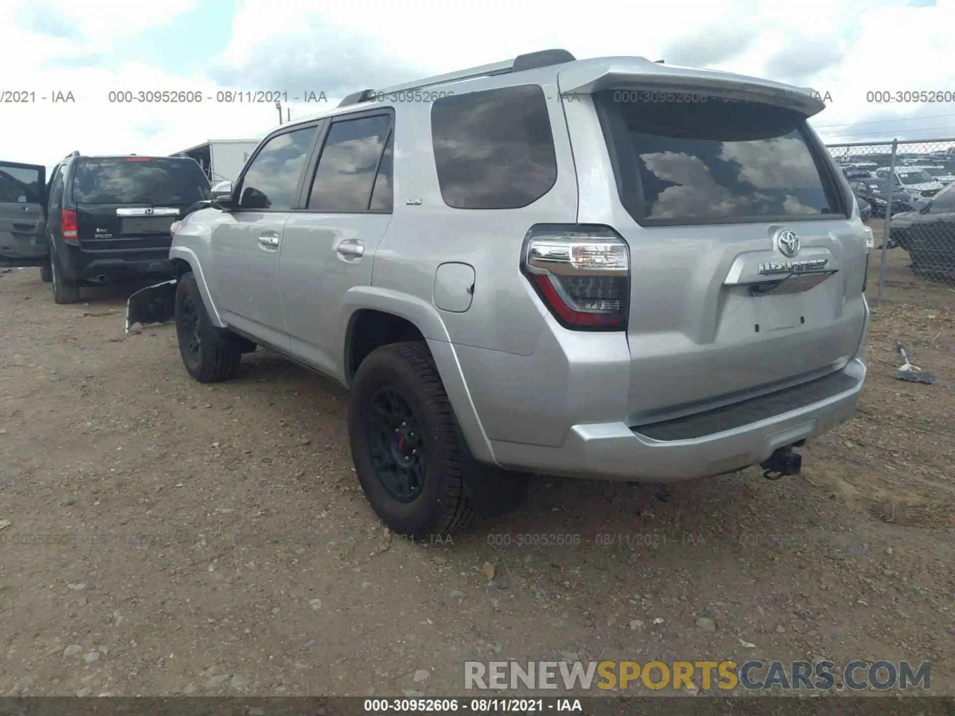 3 Photograph of a damaged car JTEBU5JR6K5717608 TOYOTA 4RUNNER 2019