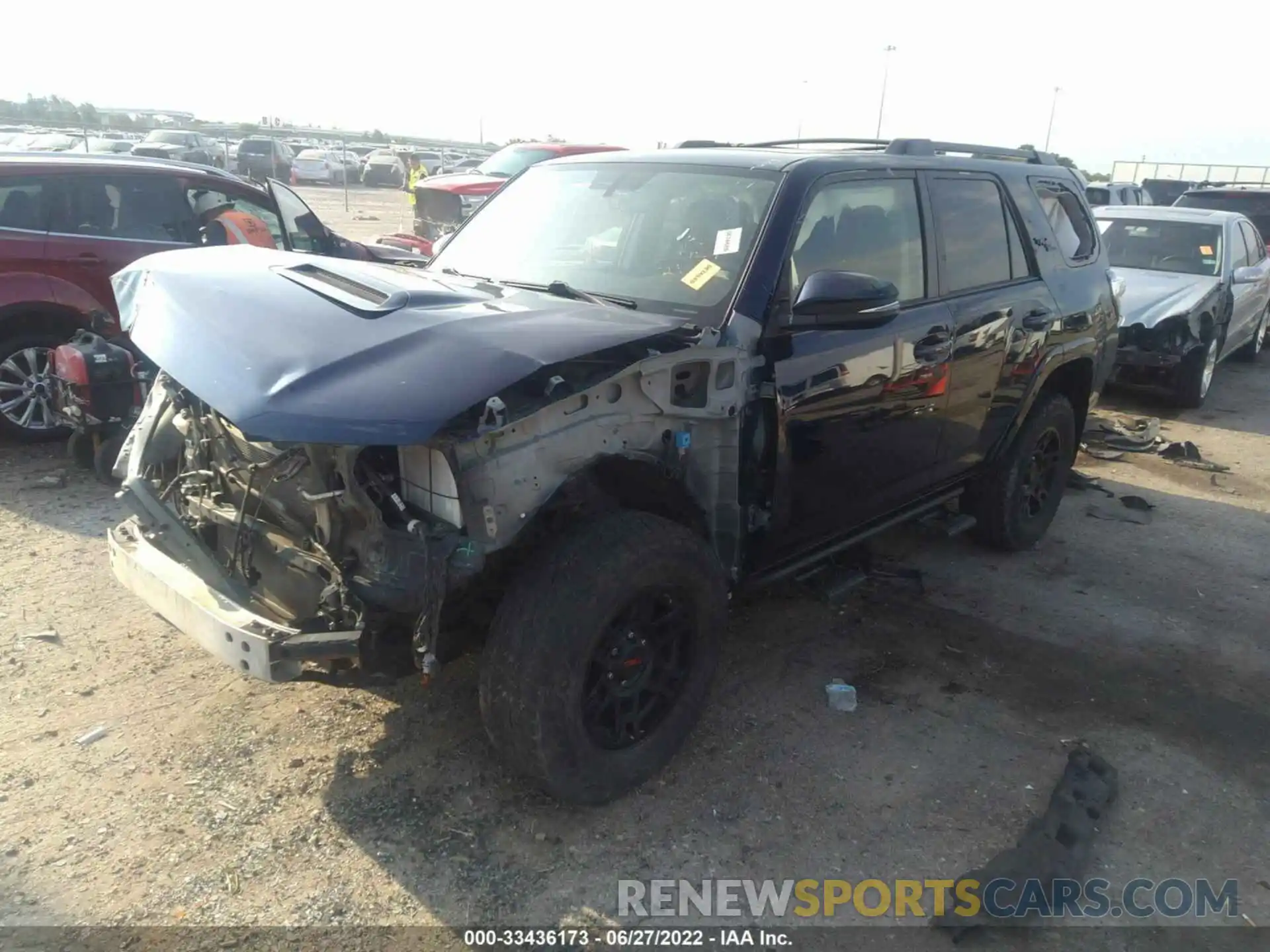 2 Photograph of a damaged car JTEBU5JR6K5723165 TOYOTA 4RUNNER 2019