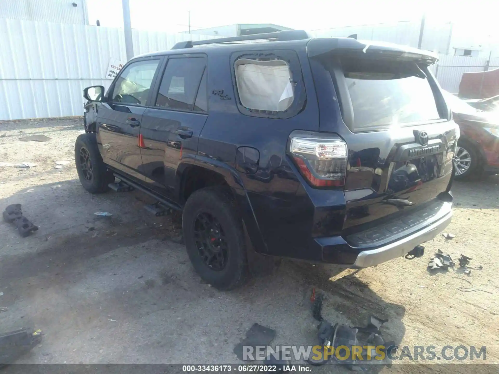 3 Photograph of a damaged car JTEBU5JR6K5723165 TOYOTA 4RUNNER 2019