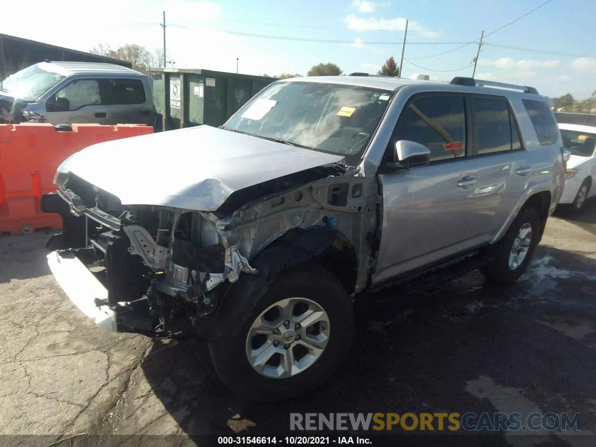 2 Photograph of a damaged car JTEBU5JR6K5724722 TOYOTA 4RUNNER 2019