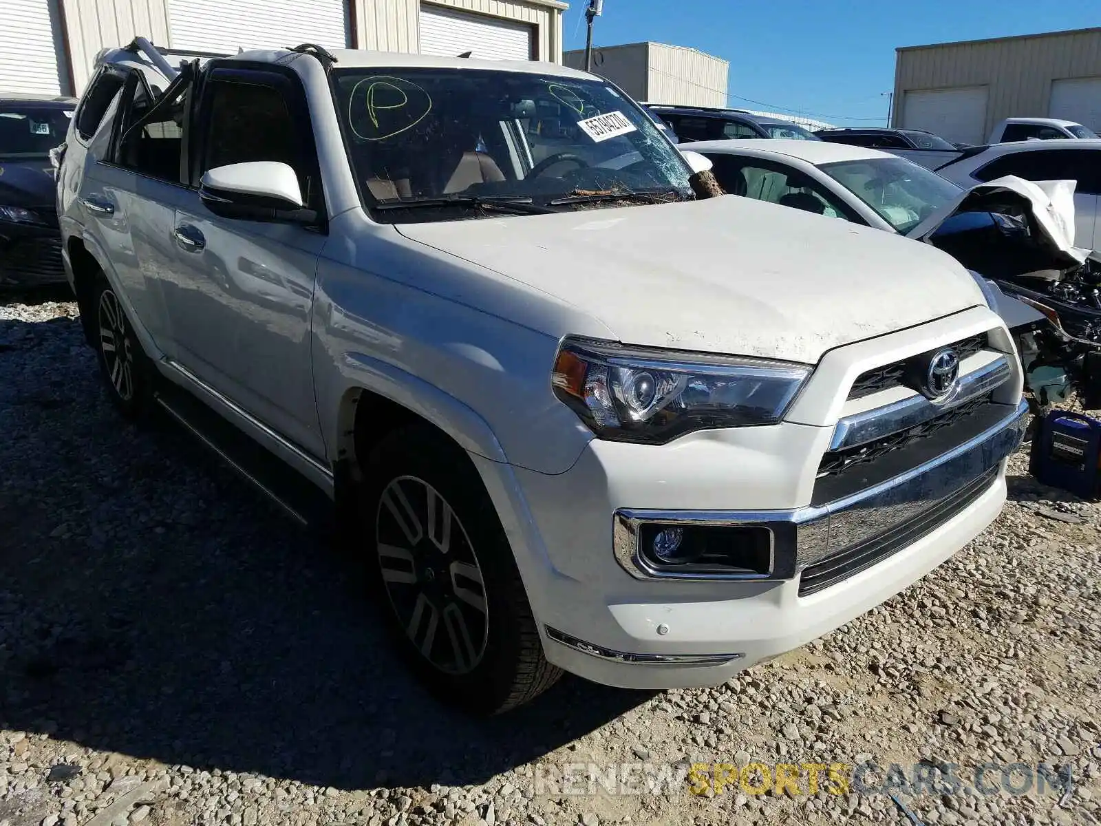 1 Photograph of a damaged car JTEBU5JR6K5728219 TOYOTA 4RUNNER 2019