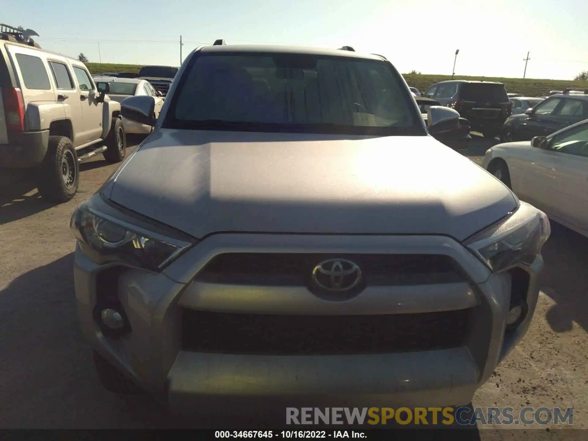 6 Photograph of a damaged car JTEBU5JR7K5611250 TOYOTA 4RUNNER 2019