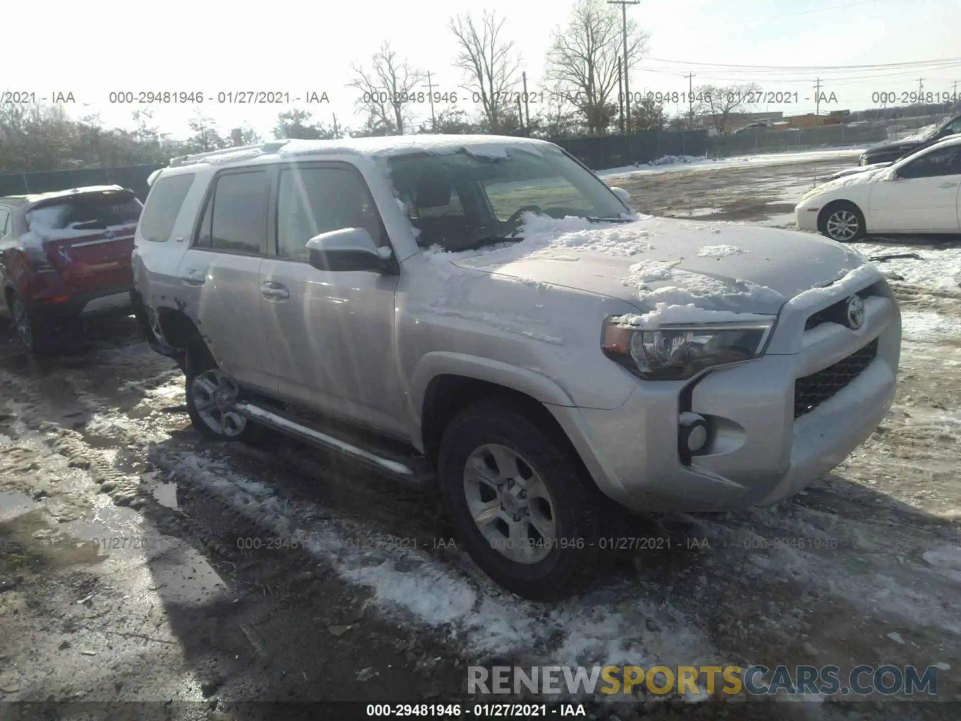 1 Photograph of a damaged car JTEBU5JR7K5614004 TOYOTA 4RUNNER 2019