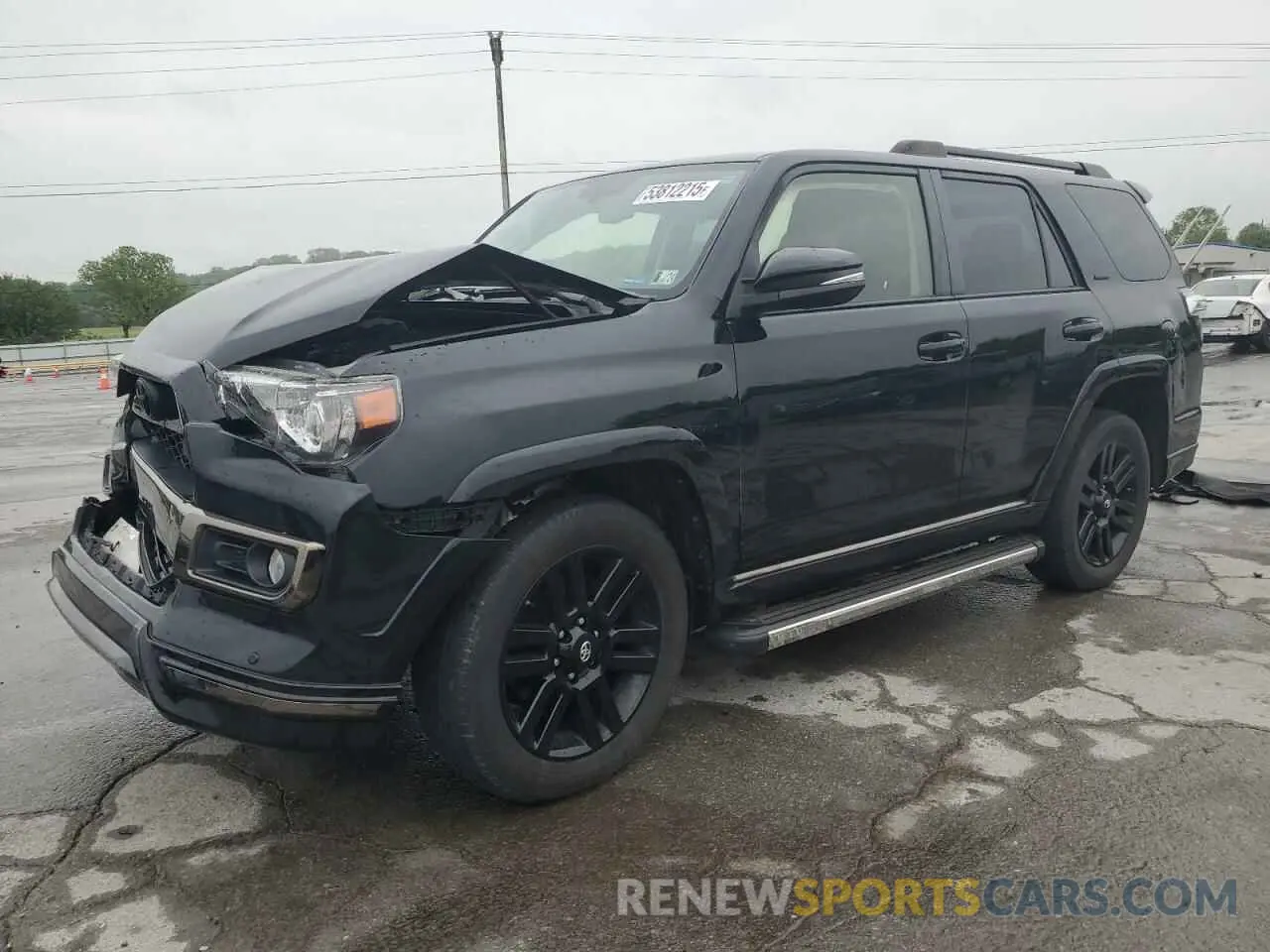 1 Photograph of a damaged car JTEBU5JR7K5623365 TOYOTA 4RUNNER 2019