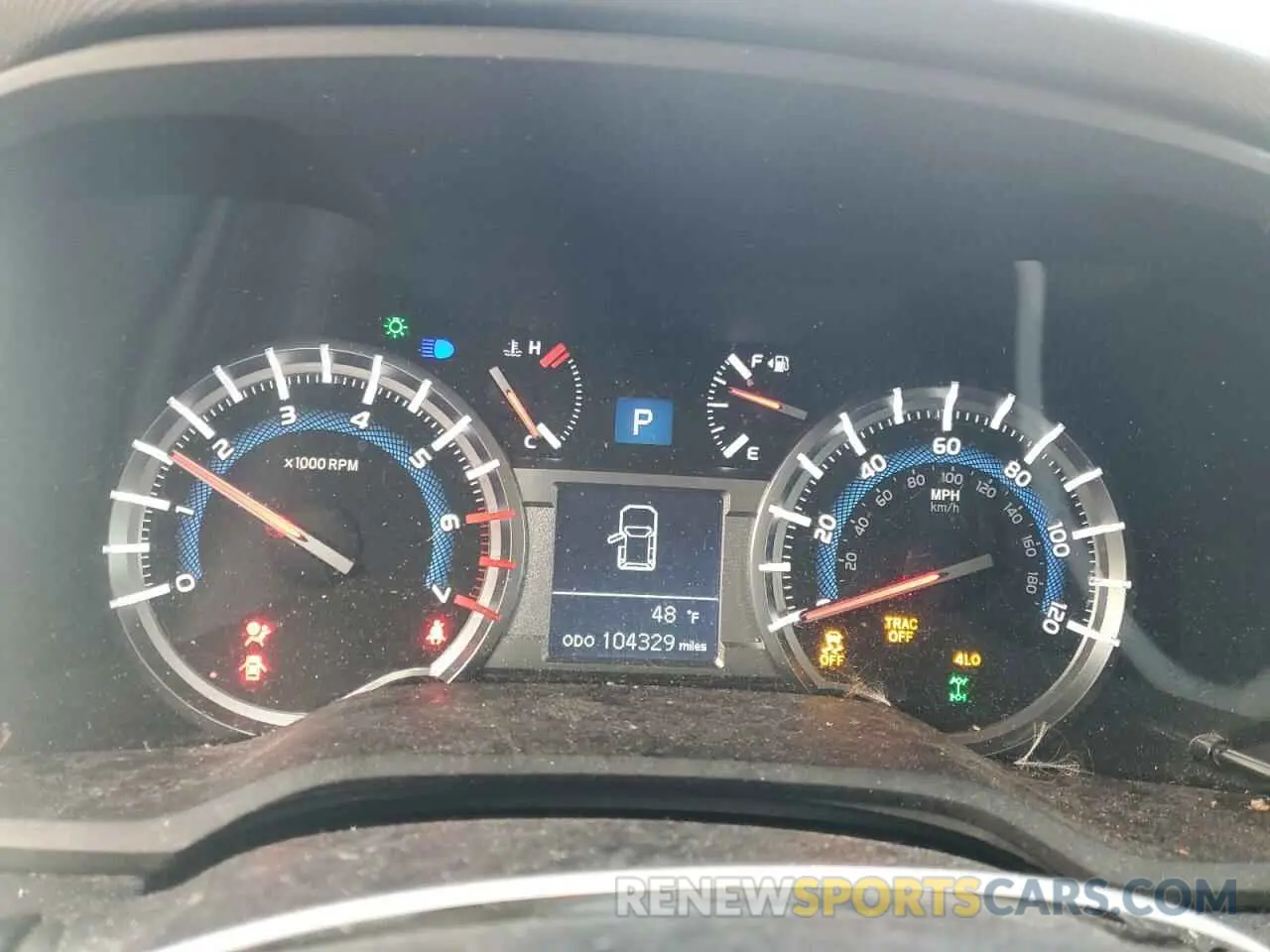 9 Photograph of a damaged car JTEBU5JR7K5635693 TOYOTA 4RUNNER 2019