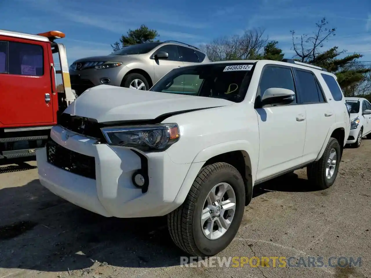 2 Photograph of a damaged car JTEBU5JR7K5637007 TOYOTA 4RUNNER 2019