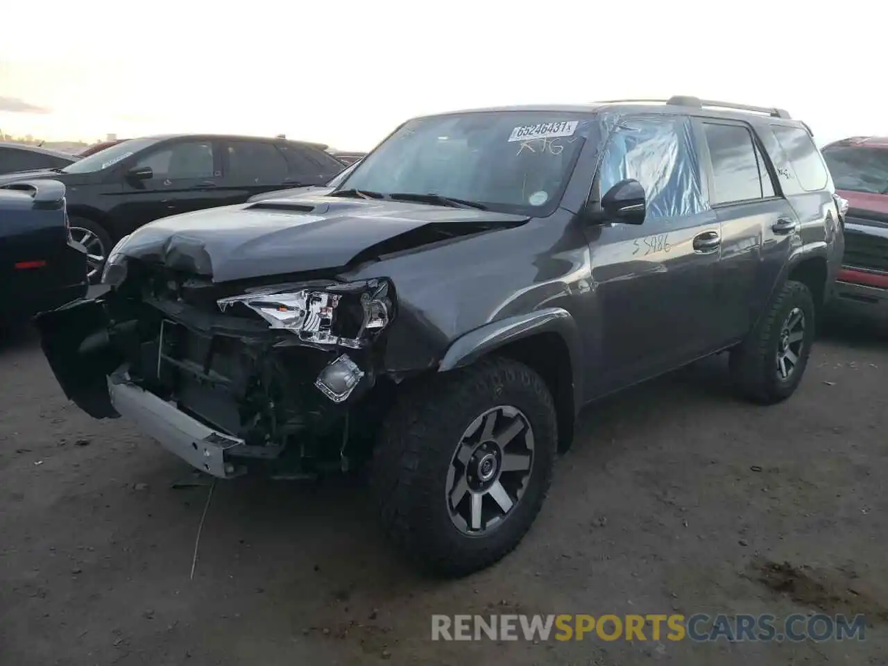 2 Photograph of a damaged car JTEBU5JR7K5645091 TOYOTA 4RUNNER 2019