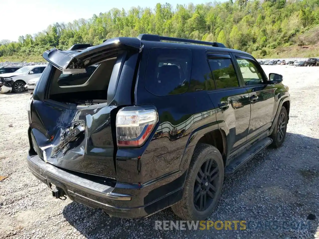 4 Photograph of a damaged car JTEBU5JR7K5646600 TOYOTA 4RUNNER 2019