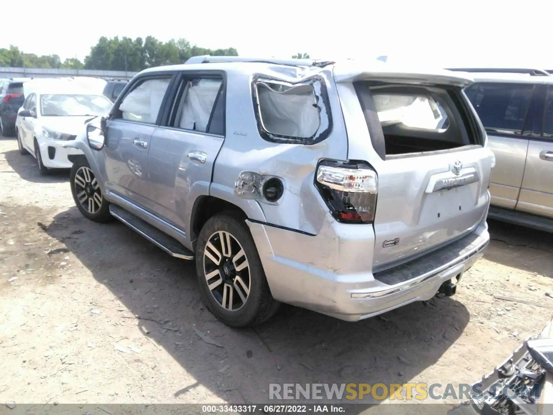 3 Photograph of a damaged car JTEBU5JR7K5647651 TOYOTA 4RUNNER 2019