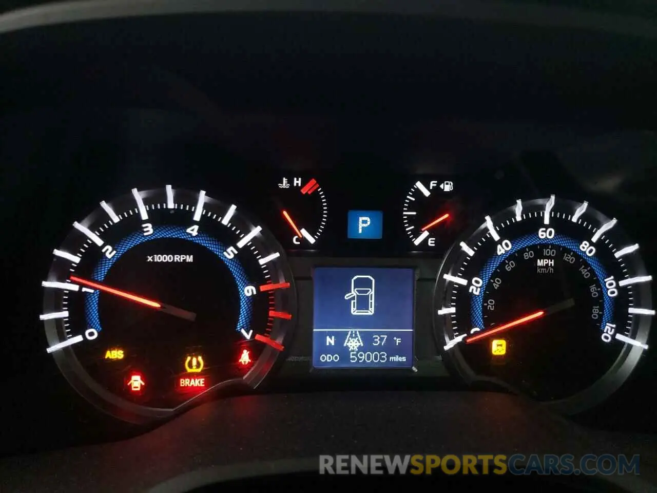 9 Photograph of a damaged car JTEBU5JR7K5665518 TOYOTA 4RUNNER 2019