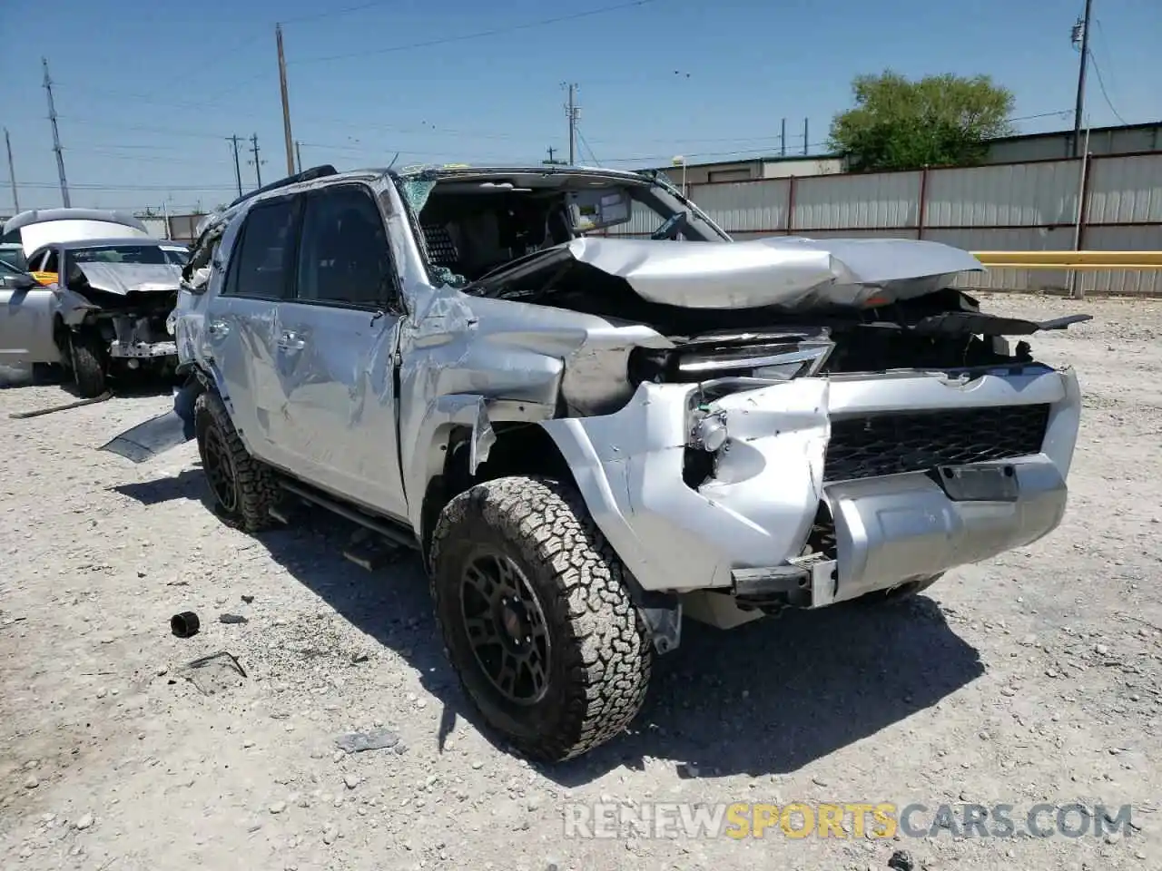 1 Photograph of a damaged car JTEBU5JR7K5670282 TOYOTA 4RUNNER 2019