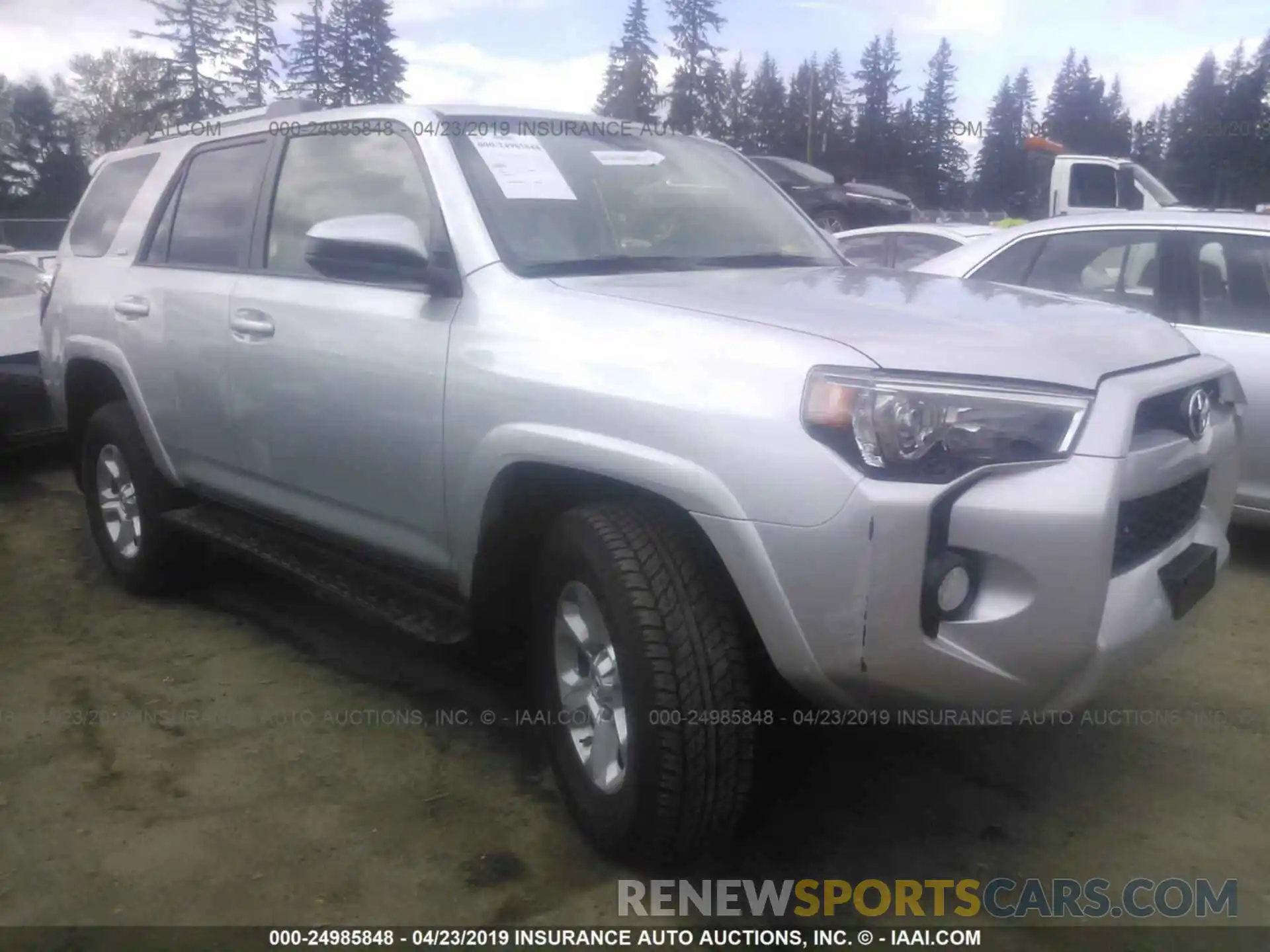 1 Photograph of a damaged car JTEBU5JR7K5671559 TOYOTA 4RUNNER 2019