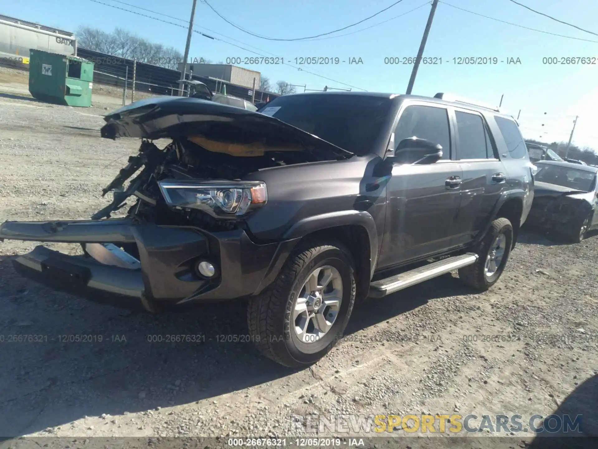 2 Photograph of a damaged car JTEBU5JR7K5676566 TOYOTA 4RUNNER 2019