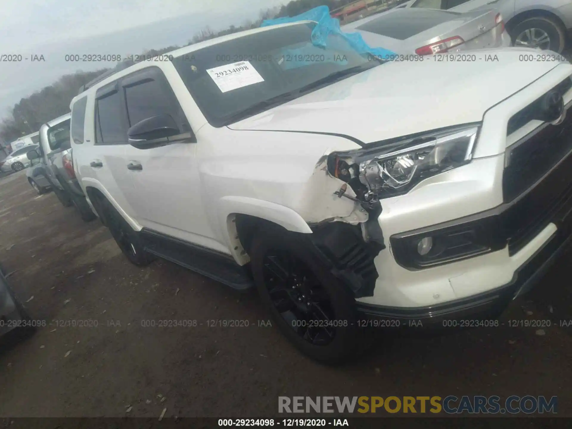 1 Photograph of a damaged car JTEBU5JR7K5677183 TOYOTA 4RUNNER 2019