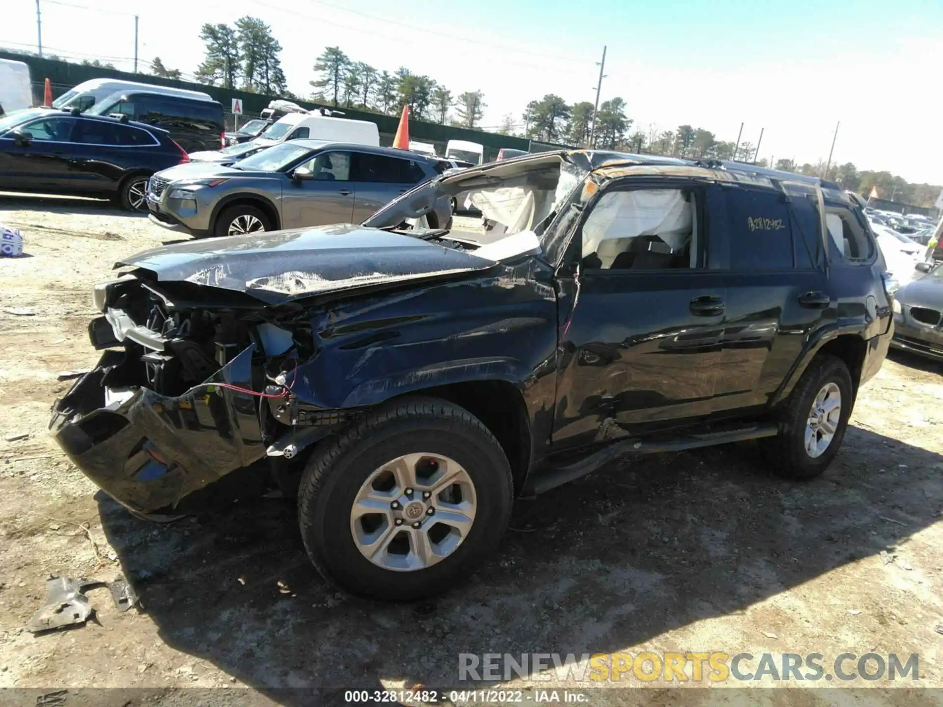 2 Photograph of a damaged car JTEBU5JR7K5683436 TOYOTA 4RUNNER 2019