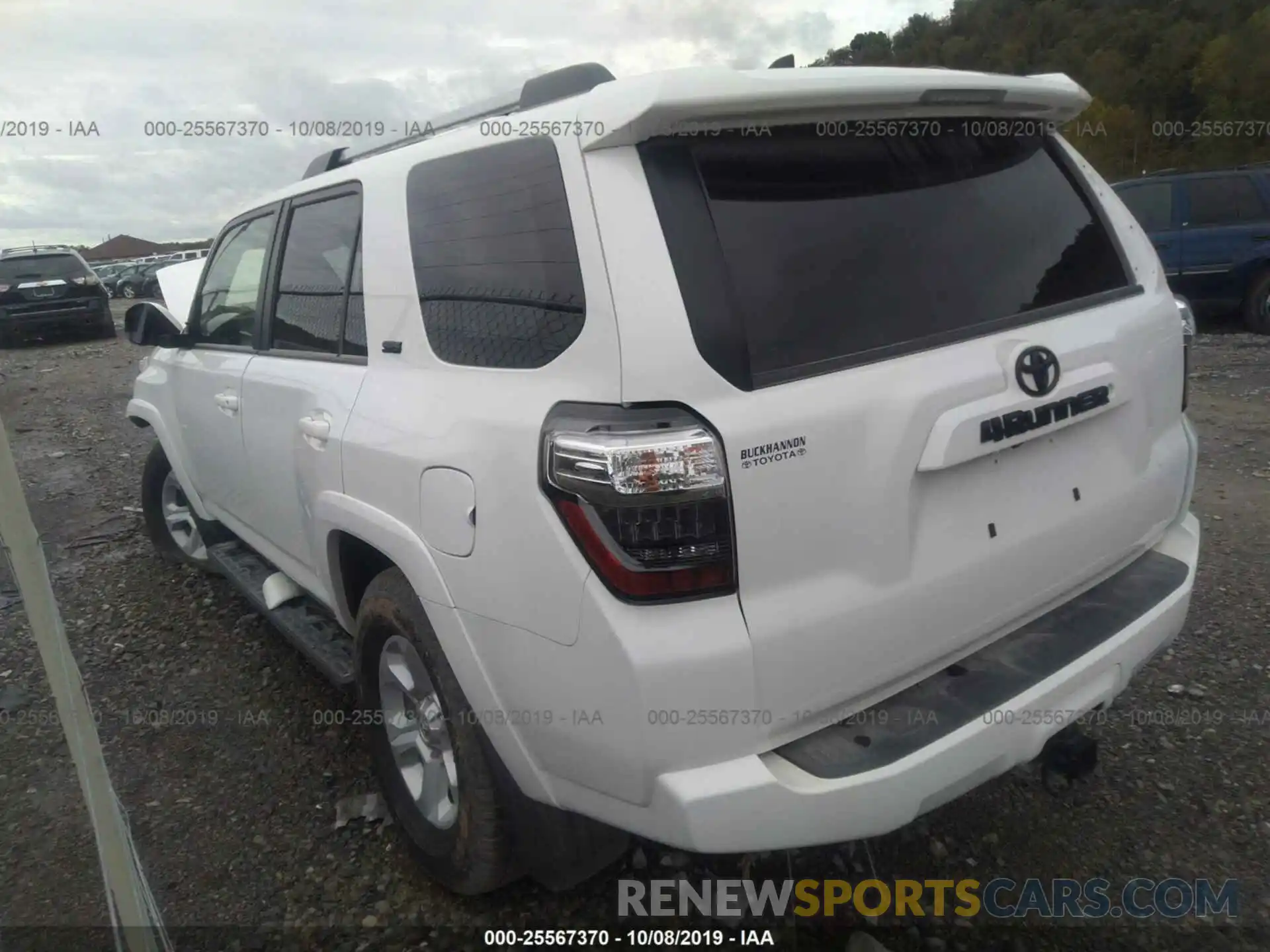 3 Photograph of a damaged car JTEBU5JR7K5694727 TOYOTA 4RUNNER 2019