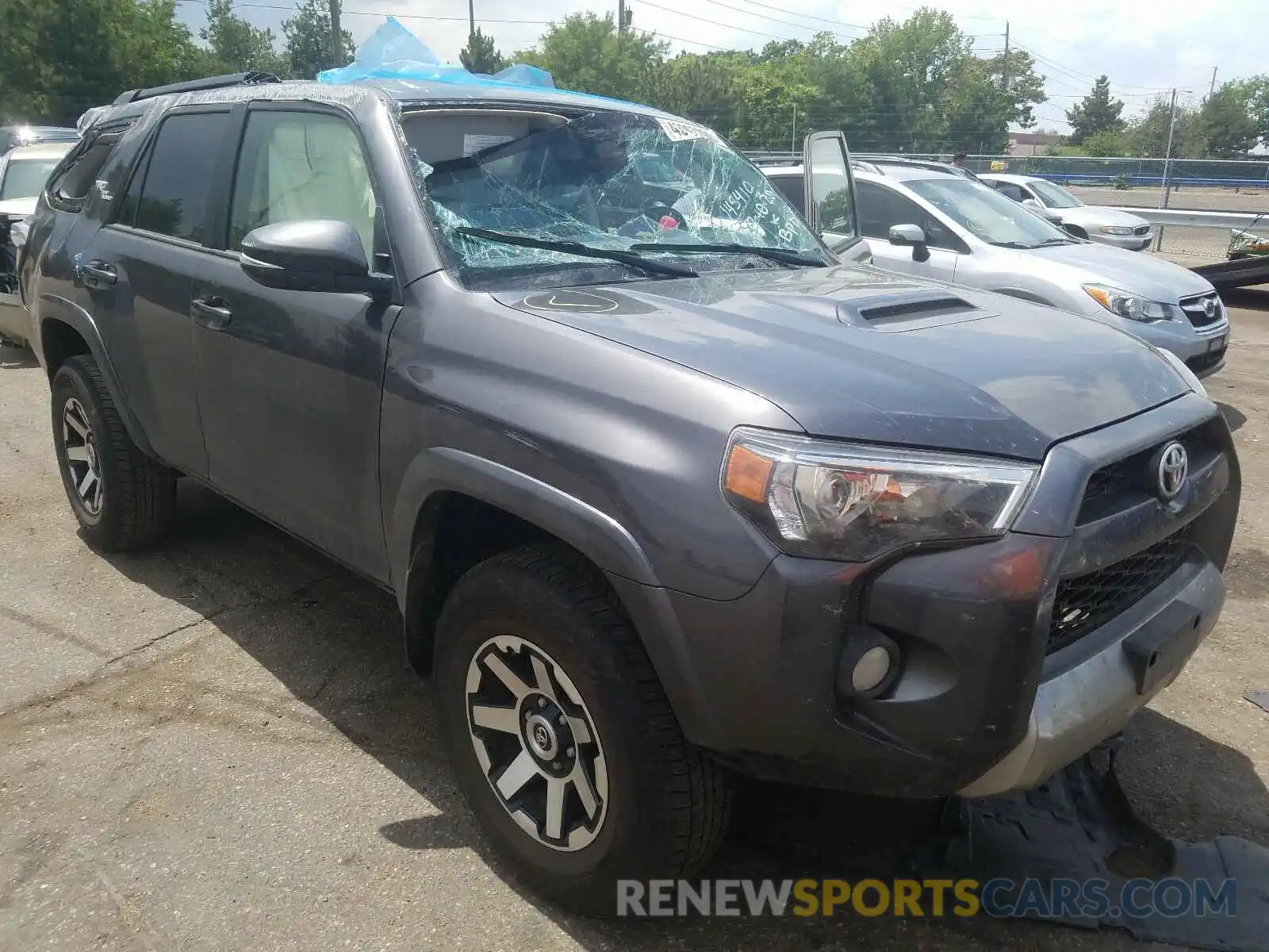 1 Photograph of a damaged car JTEBU5JR7K5697739 TOYOTA 4RUNNER 2019