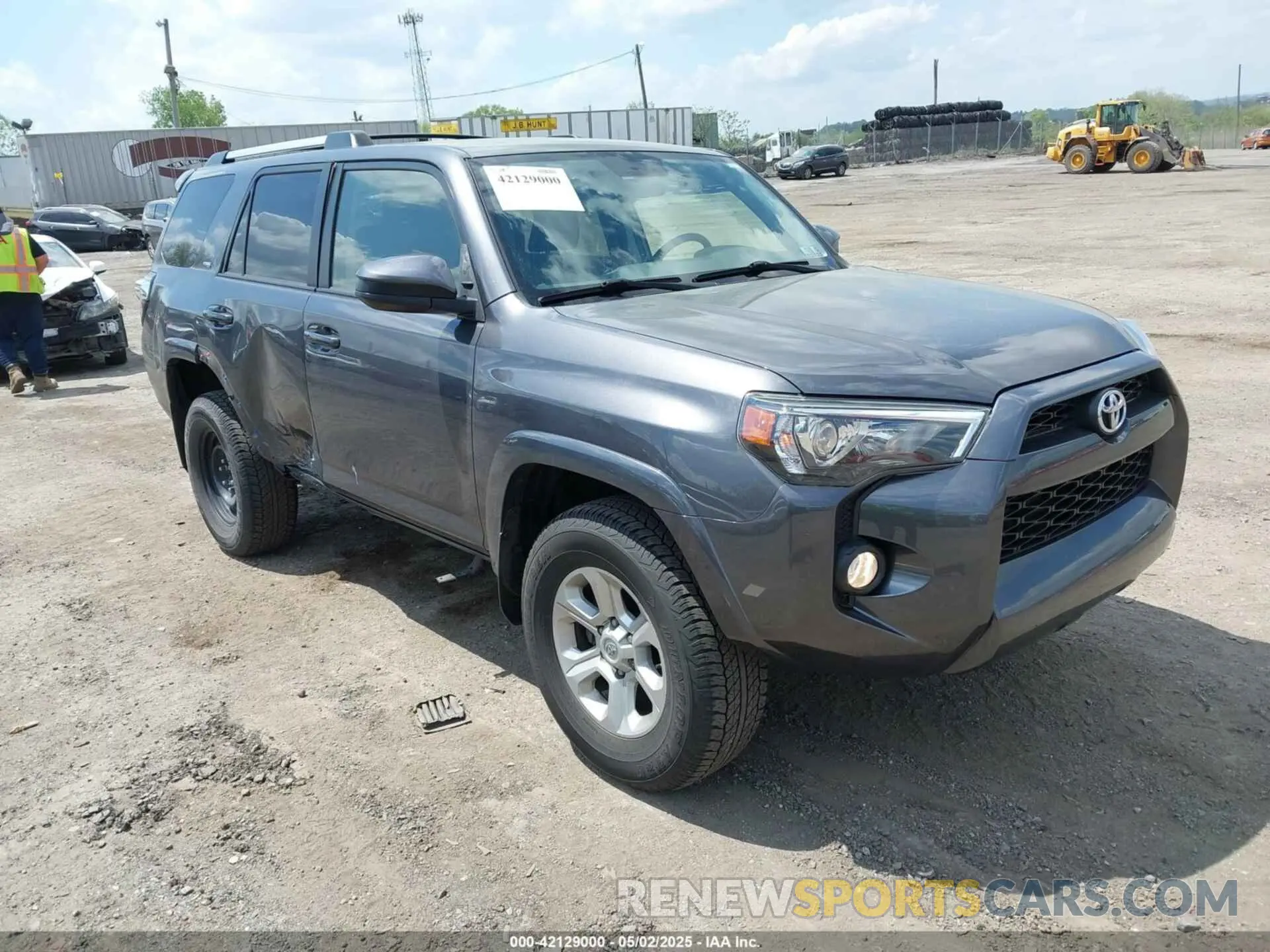 1 Photograph of a damaged car JTEBU5JR7K5710800 TOYOTA 4RUNNER 2019