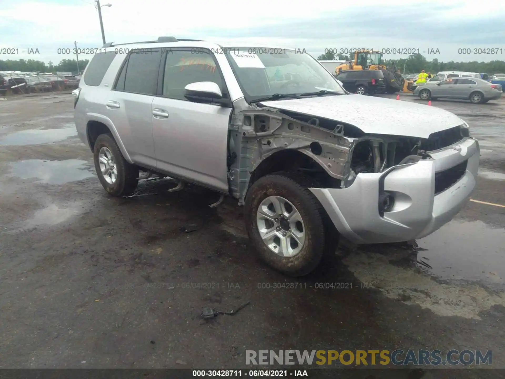 1 Photograph of a damaged car JTEBU5JR7K5712465 TOYOTA 4RUNNER 2019