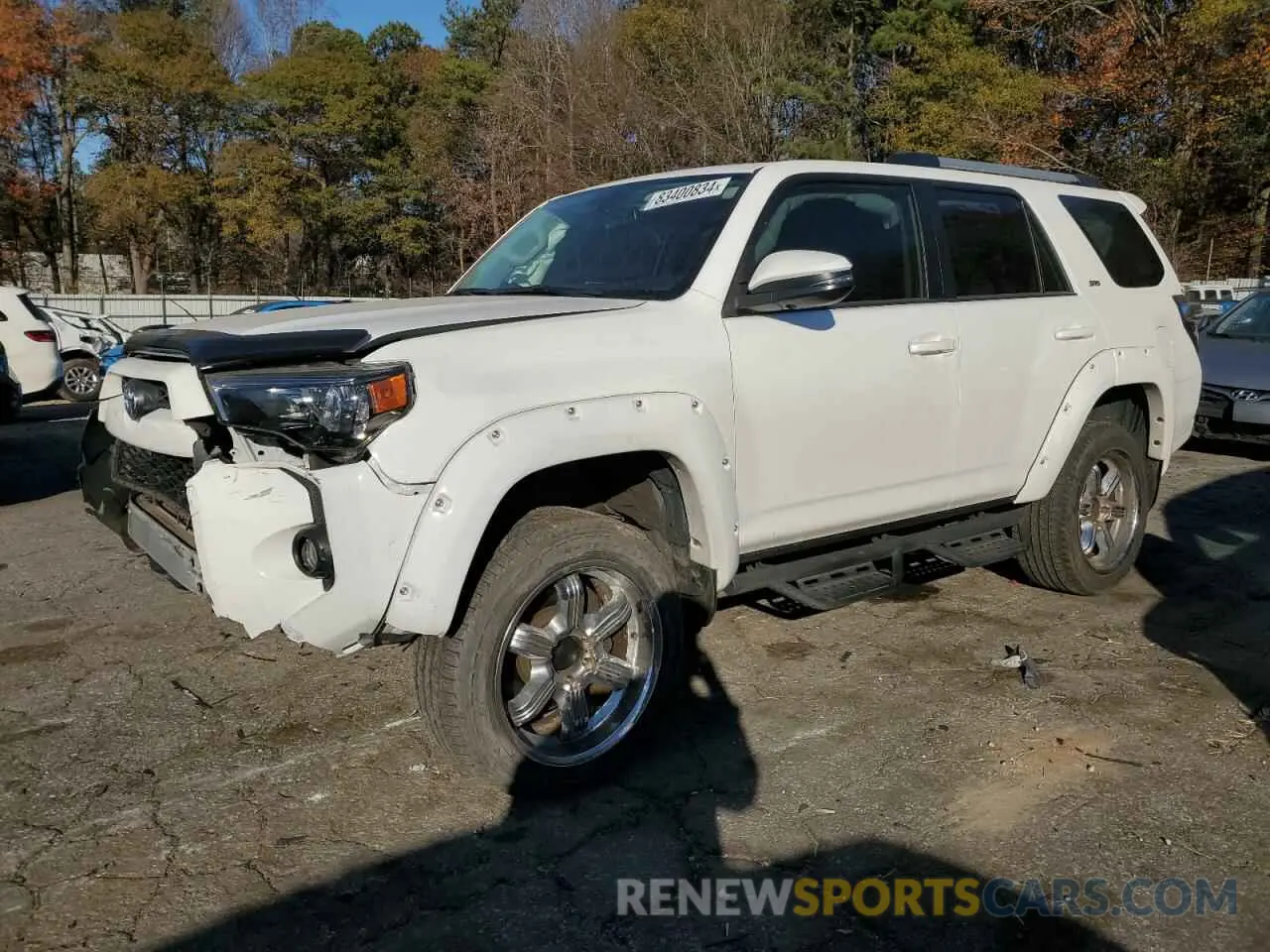 1 Photograph of a damaged car JTEBU5JR7K5713633 TOYOTA 4RUNNER 2019