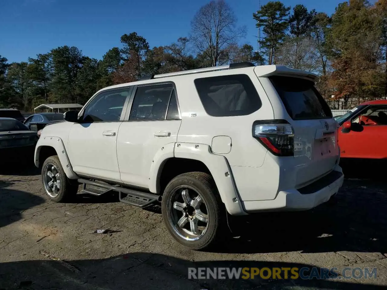2 Photograph of a damaged car JTEBU5JR7K5713633 TOYOTA 4RUNNER 2019
