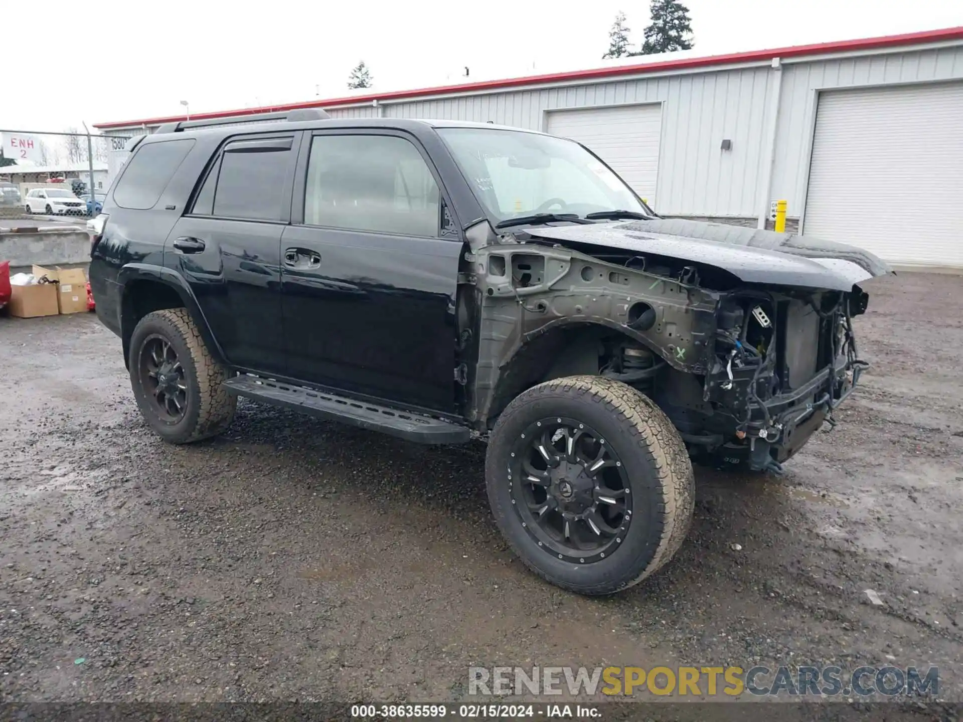 1 Photograph of a damaged car JTEBU5JR7K5718802 TOYOTA 4RUNNER 2019