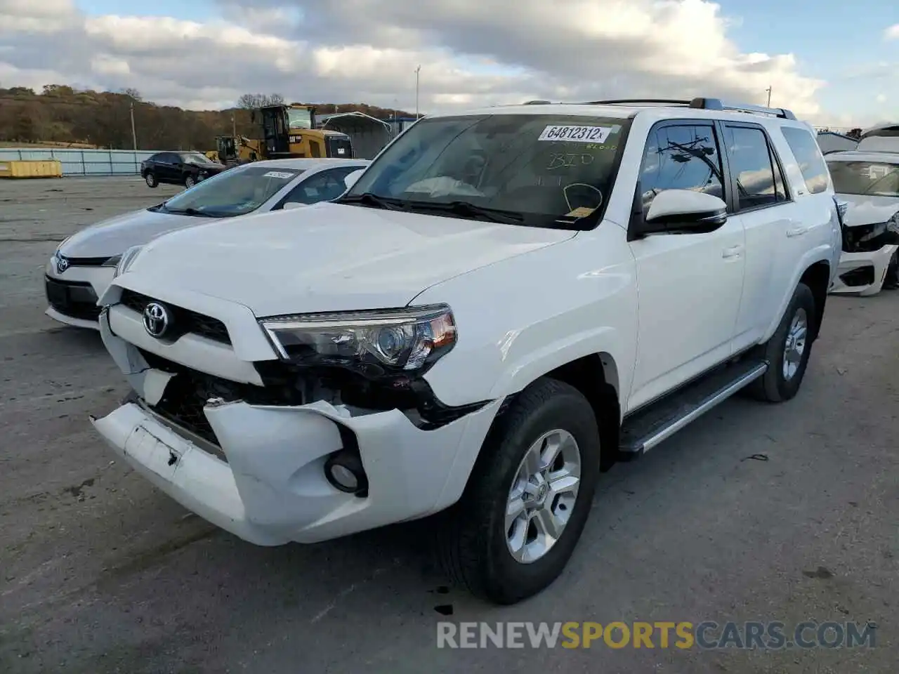 2 Photograph of a damaged car JTEBU5JR7K5728911 TOYOTA 4RUNNER 2019