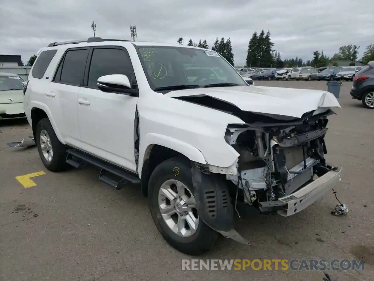 1 Photograph of a damaged car JTEBU5JR7K5732263 TOYOTA 4RUNNER 2019