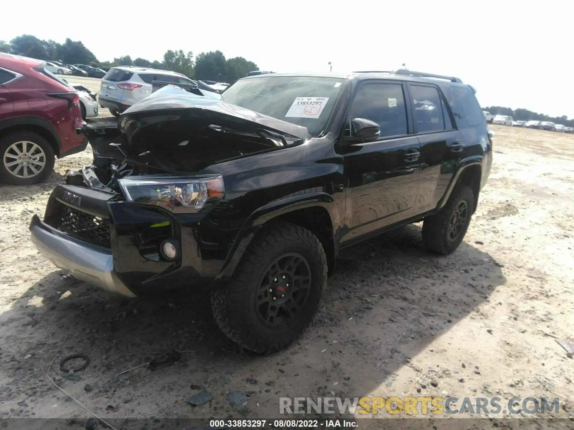 2 Photograph of a damaged car JTEBU5JR7K5735261 TOYOTA 4RUNNER 2019