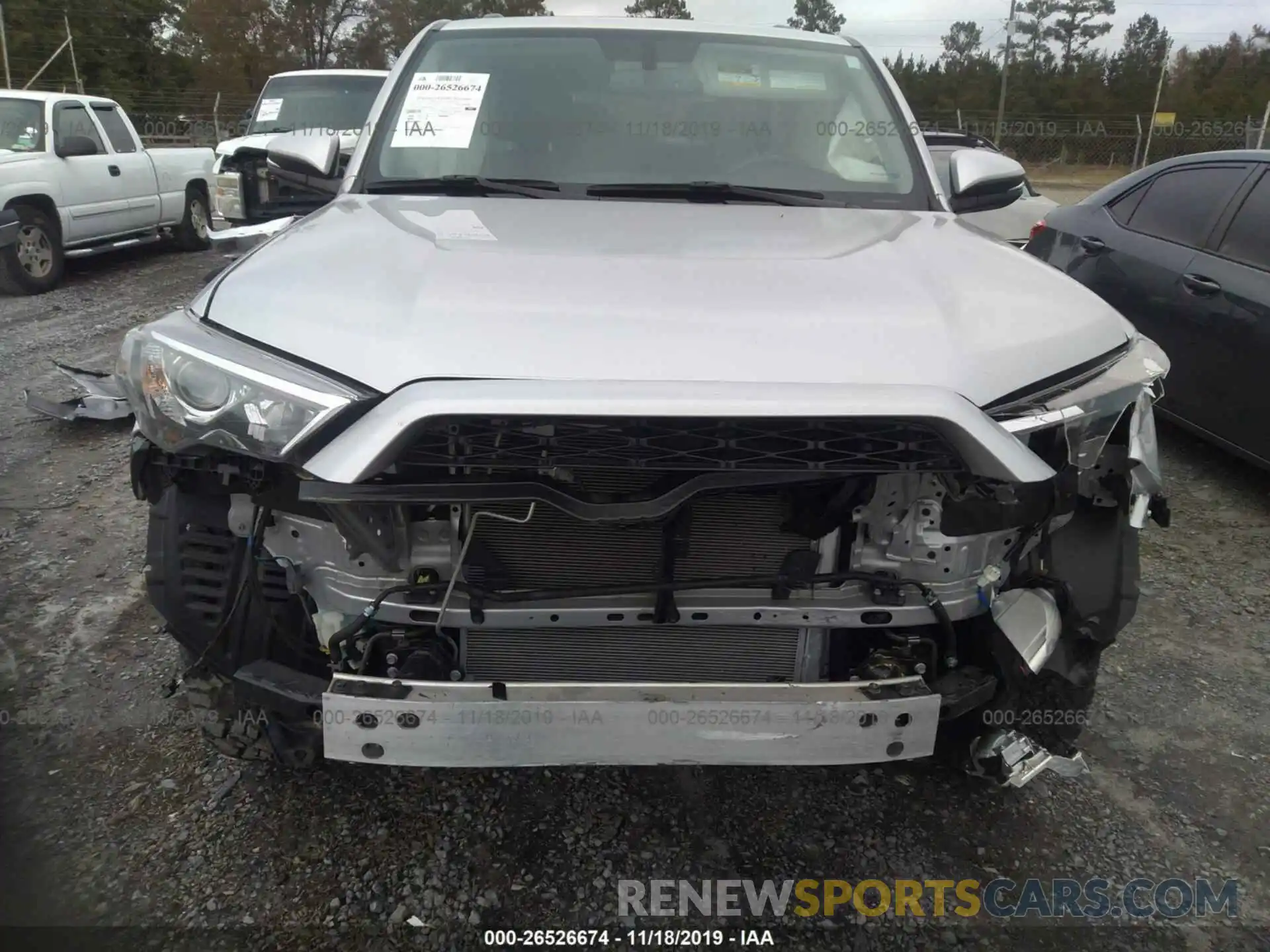 6 Photograph of a damaged car JTEBU5JR8K5615419 TOYOTA 4RUNNER 2019