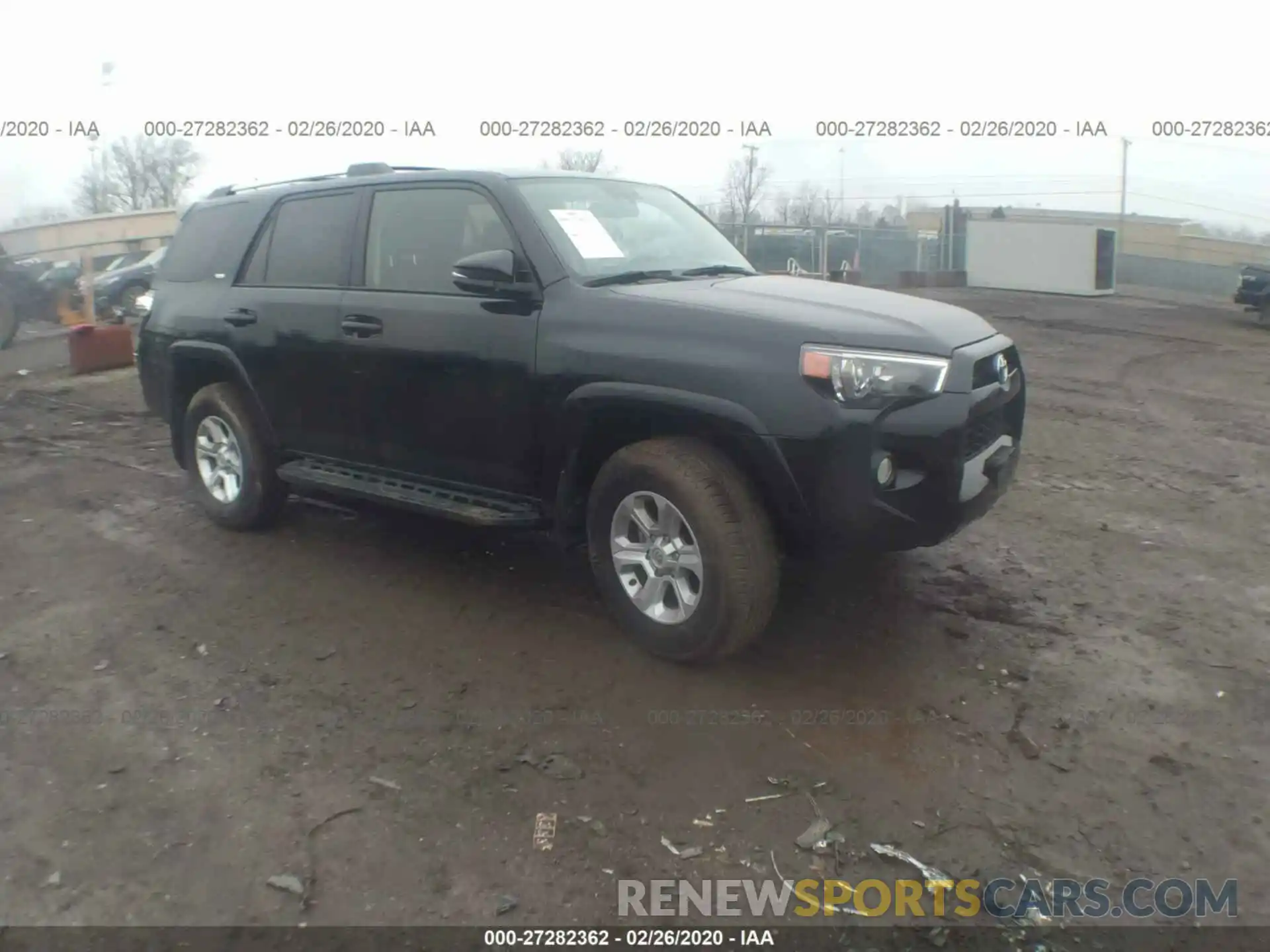 1 Photograph of a damaged car JTEBU5JR8K5615713 TOYOTA 4RUNNER 2019