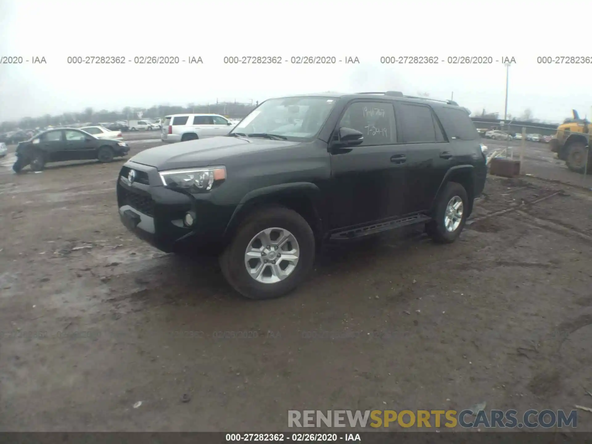 2 Photograph of a damaged car JTEBU5JR8K5615713 TOYOTA 4RUNNER 2019