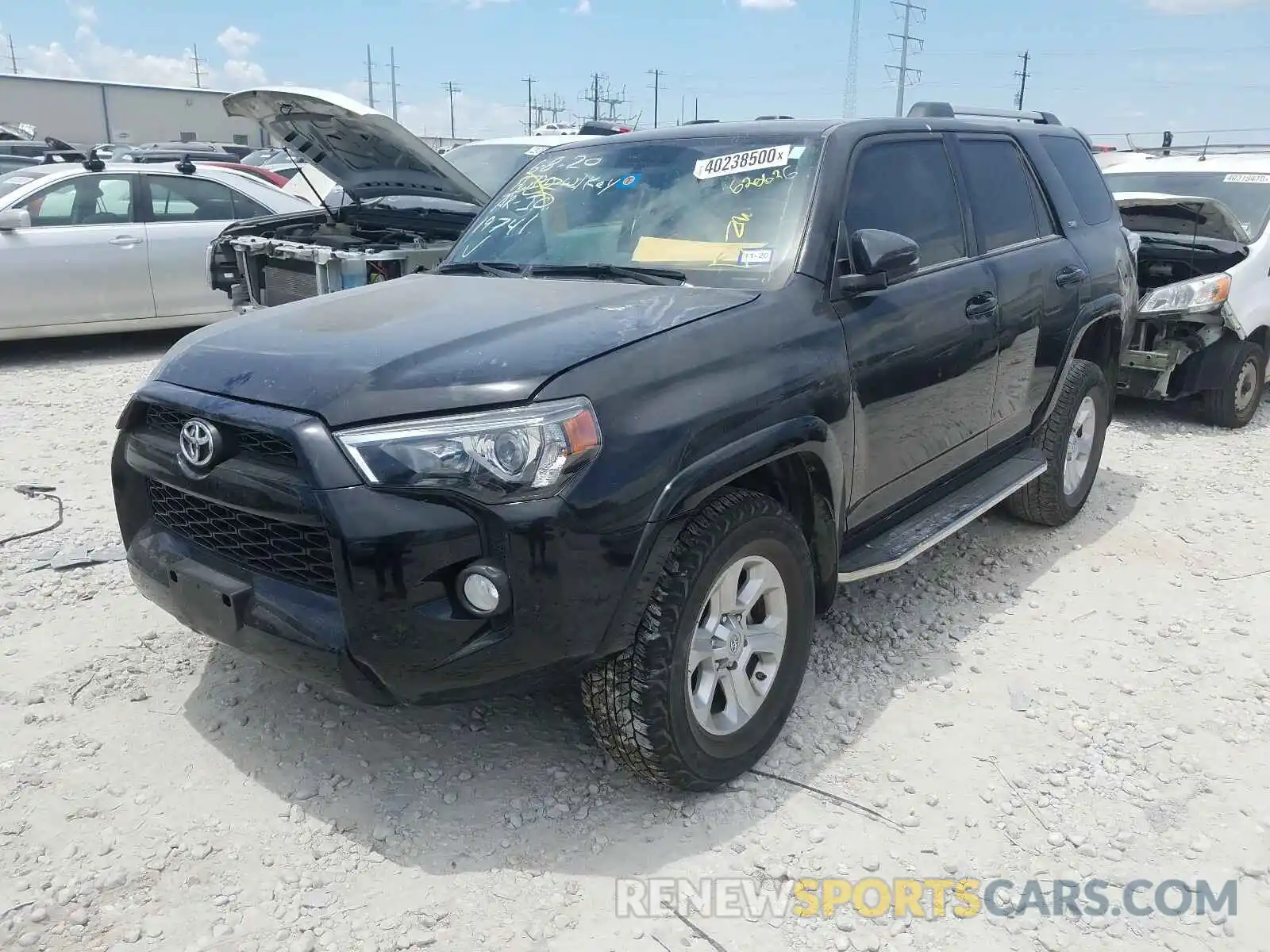 2 Photograph of a damaged car JTEBU5JR8K5620636 TOYOTA 4RUNNER 2019