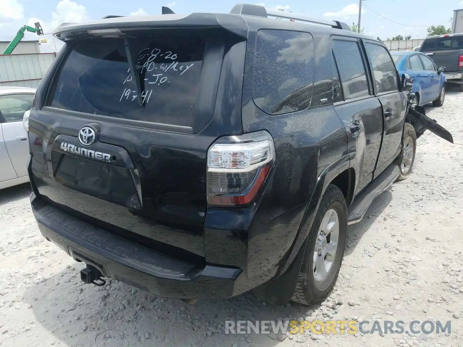 4 Photograph of a damaged car JTEBU5JR8K5620636 TOYOTA 4RUNNER 2019